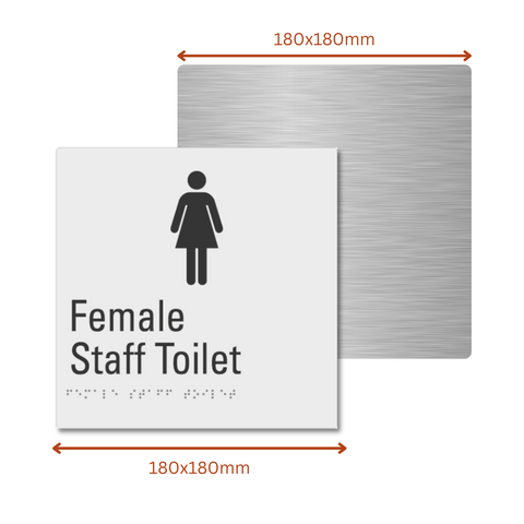 Female Staff Toilet Sign