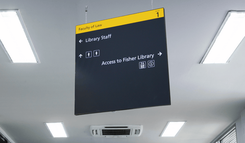 Ceiling Suspended Signs