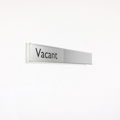 DP100-SP Black Vacant / In Use (Sliding door plate)