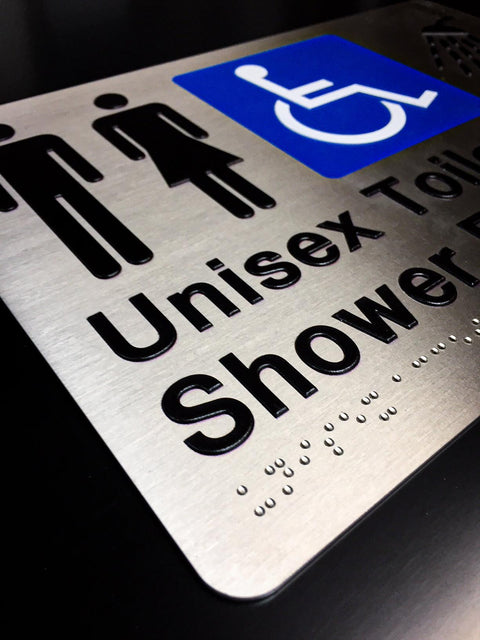 Custom Braille - 180 x 50mm (Stainless)