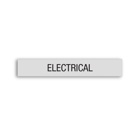 Electrical room sign