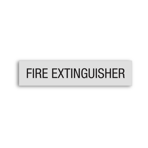 a regulatory sign sayign Fire Extinguisher