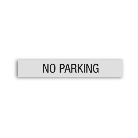 a regulatory sign saying no parking