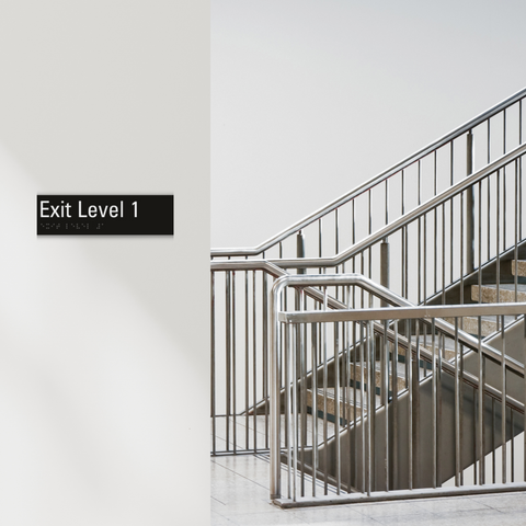 Aluminium Exit Signs