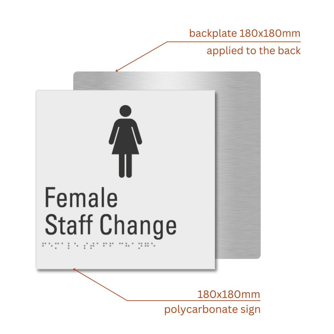 Female Staff Change room sign – SIGNLINK PTY LIMITED