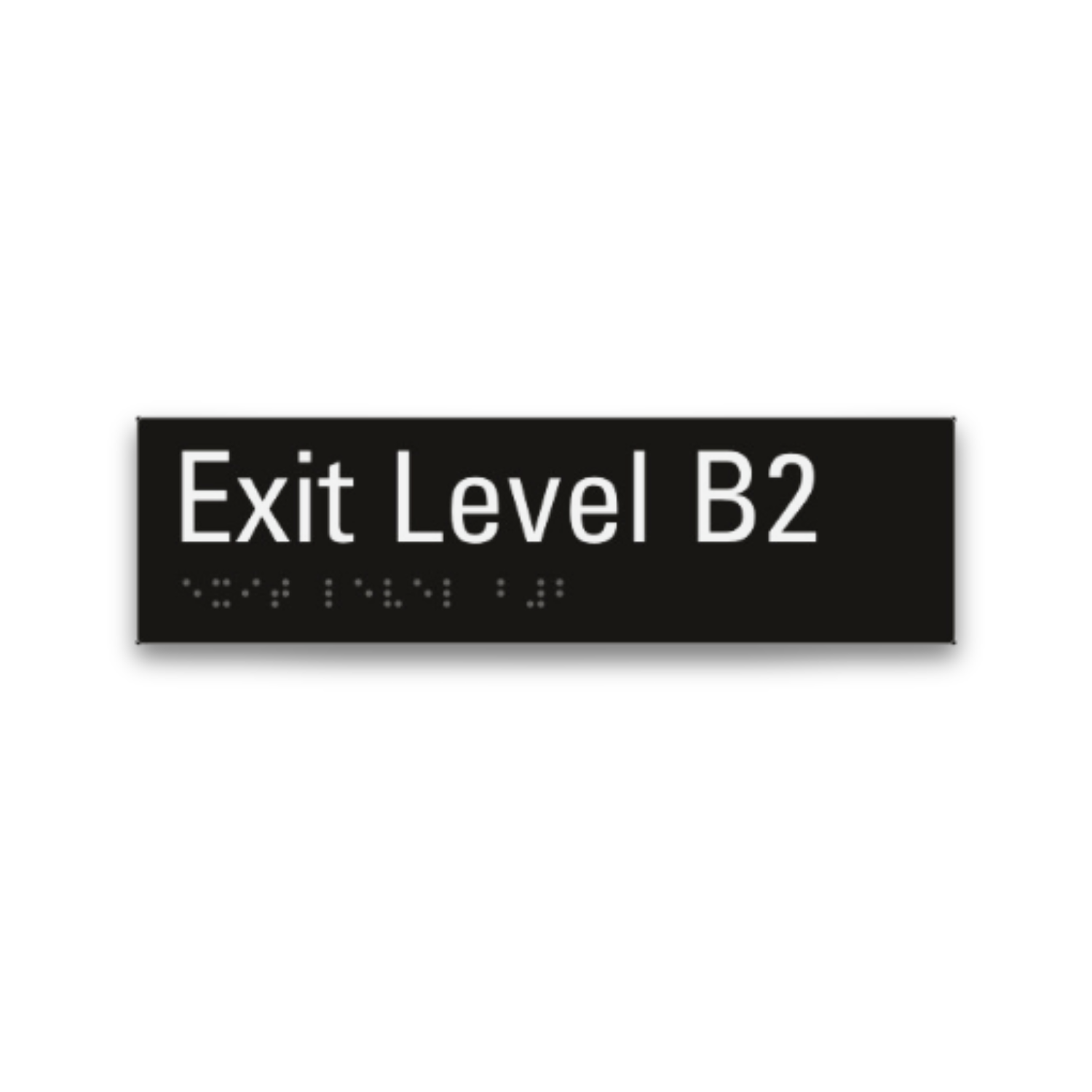 Aluminium Exit Level B2 Sign – SIGNLINK PTY LIMITED