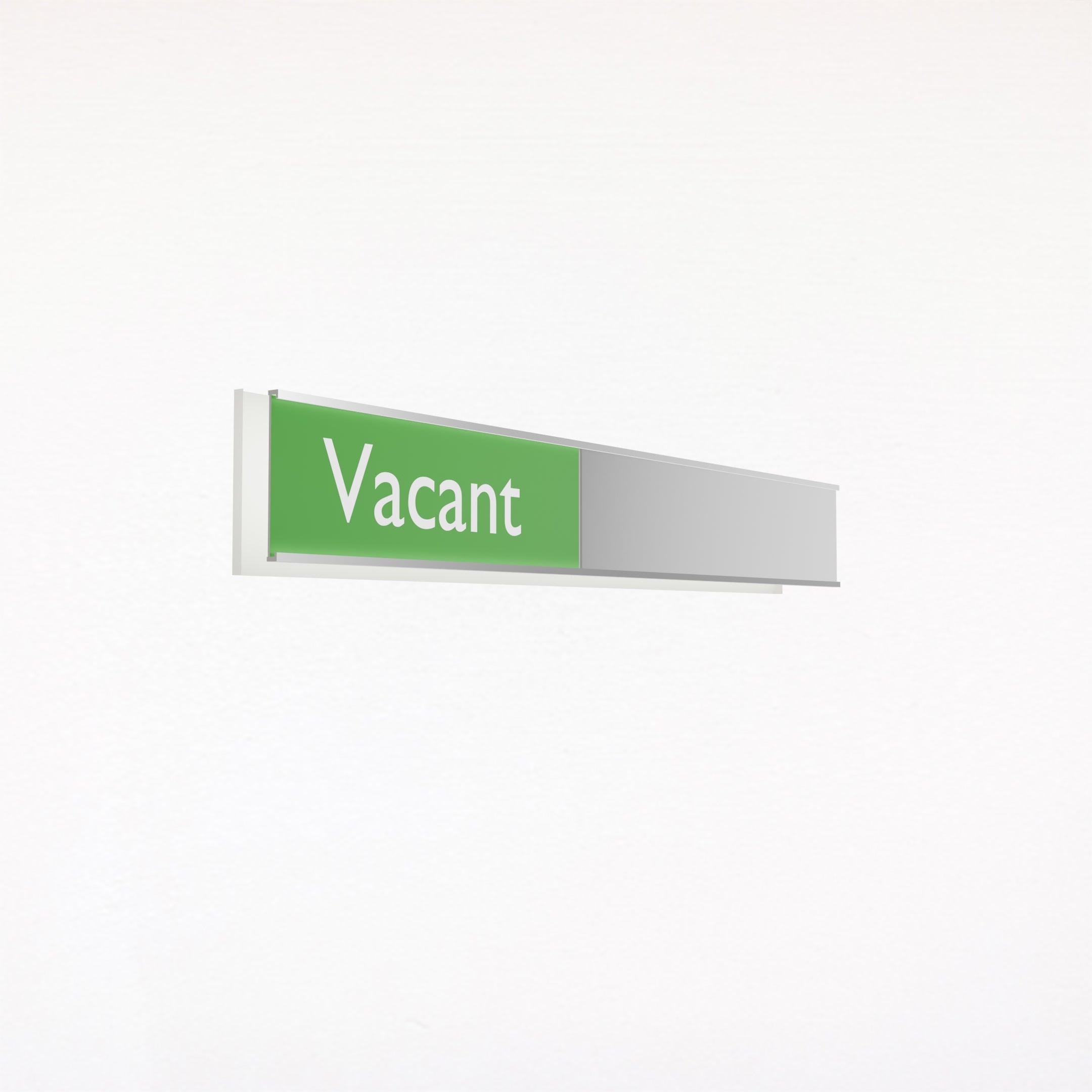 DP100-SP (Green / Red - Vacant / In Use) sliding door plate – SIGNLINK ...