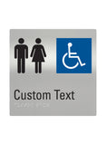 Custom Braille - 180 x 180mm (SNA Aluminium)