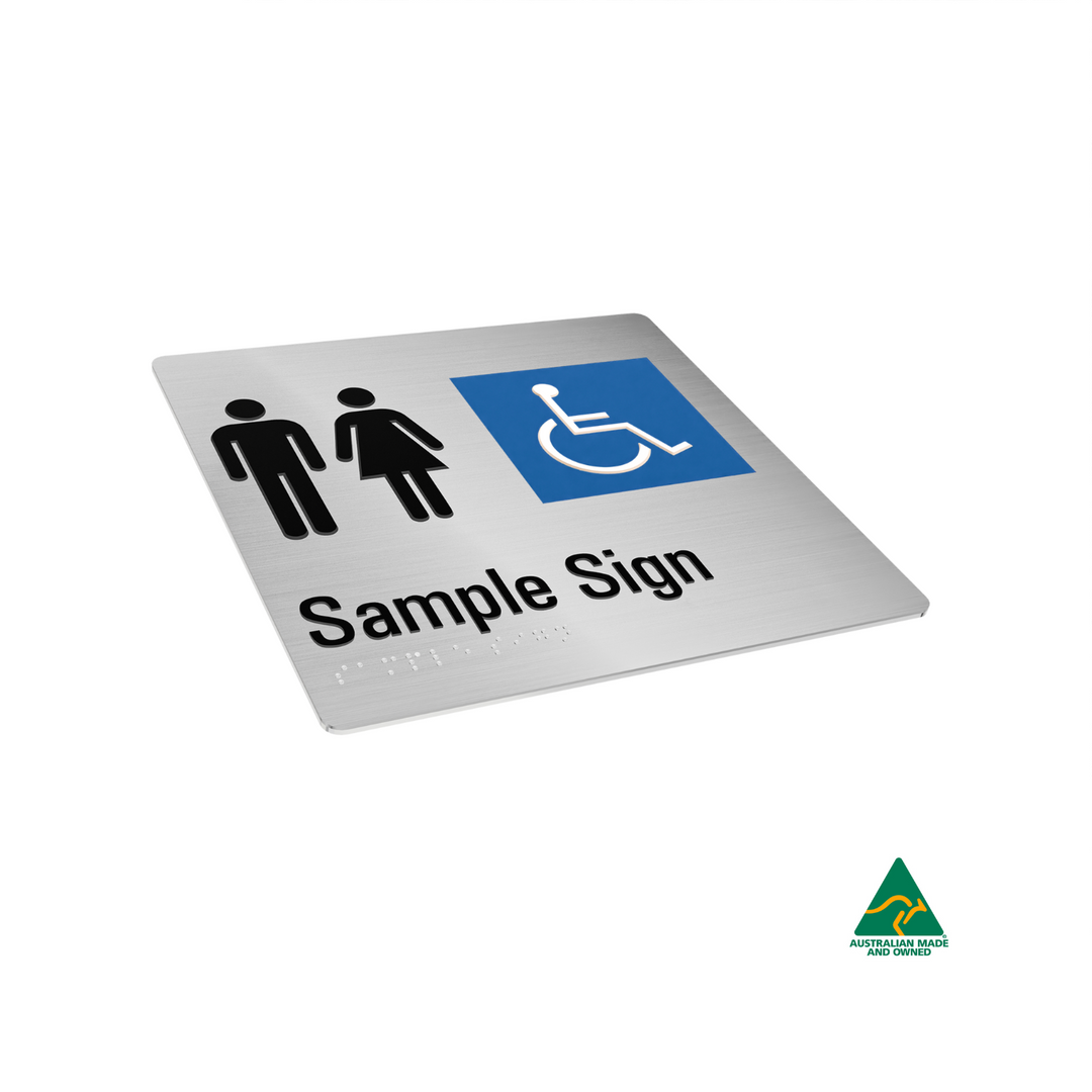 Stainless Steel Accessible Lift Sign – SIGNLINK PTY LIMITED