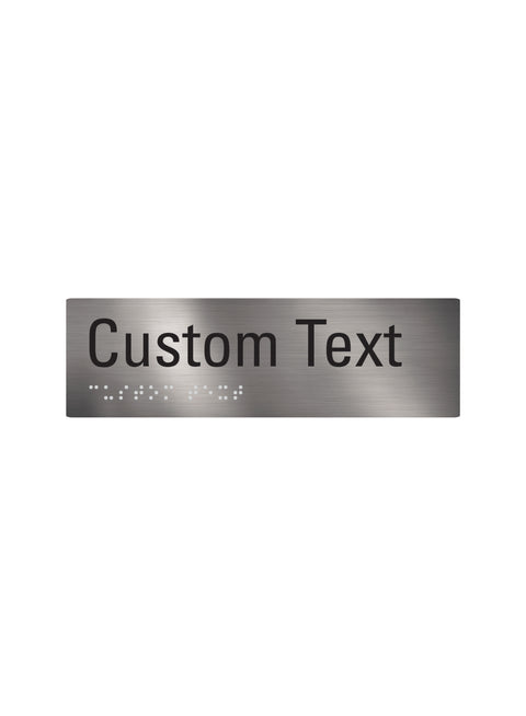 Custom Braille - 180 x 50mm (Stainless)