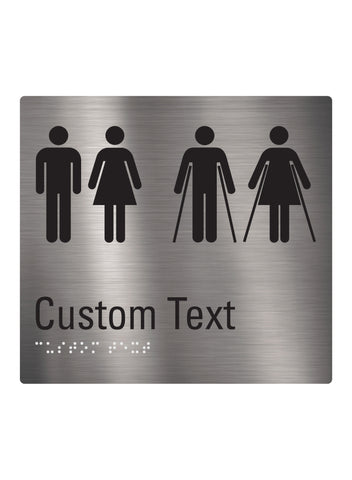 Custom Braille - 200 x 180mm (Stainless)