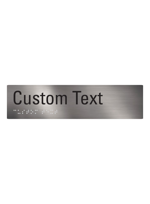 Custom Braille - 260 x 50mm (Stainless)