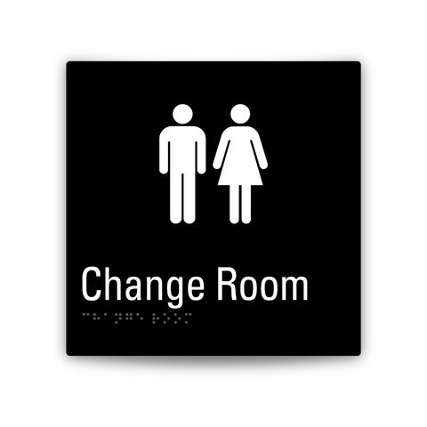 Aluminium Change Room Sign