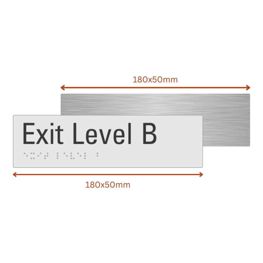Exit Sign Level B – SIGNLINK PTY LIMITED