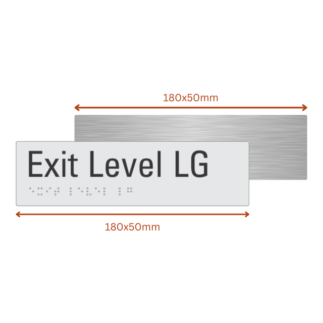 Exit Sign Level LG – SIGNLINK PTY LIMITED