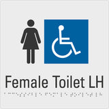 Female Toilet Left hand