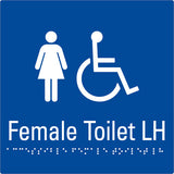 Female Toilet Left hand