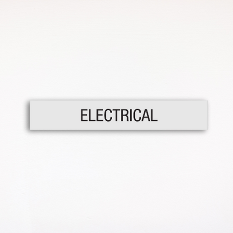 Electrical room sign