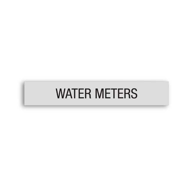 Water Meters sign – SIGNLINK PTY LIMITED