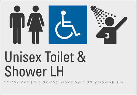 Unisex Toilet & Shower Left Hand