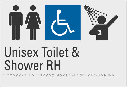 Unisex Toilet & Shower Right Hand